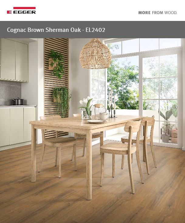 Cognac Brown Sherman Oak